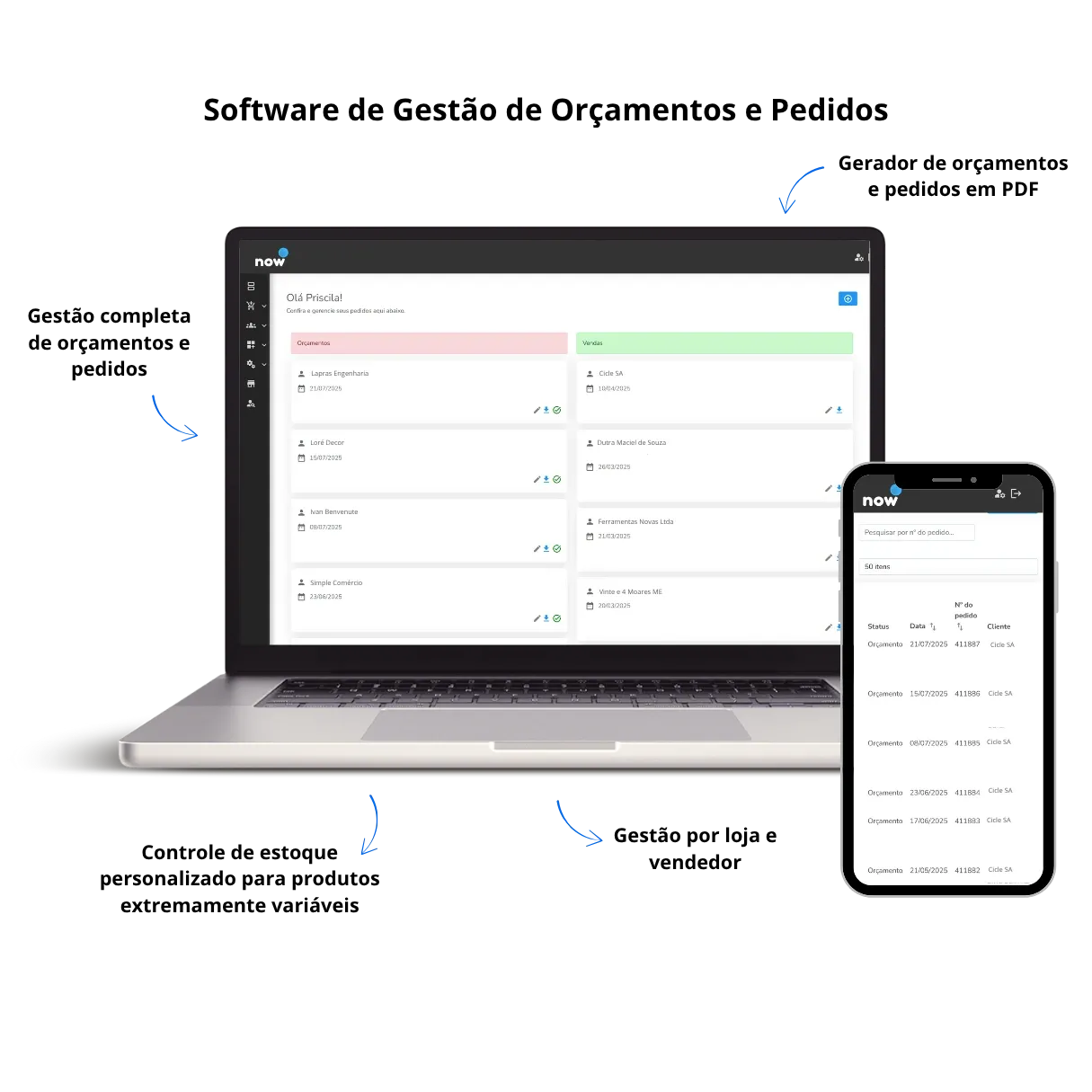 Order and quote management system