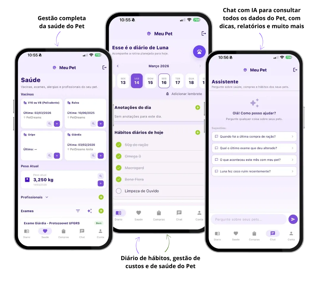 Pet health app