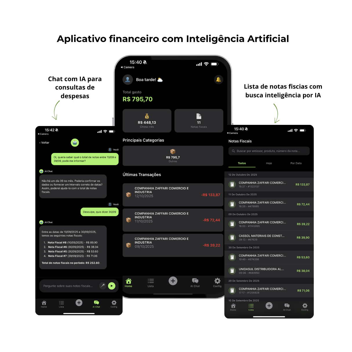 Aplicativo de Gestão de Notas Fiscais com Inteligência Artificial