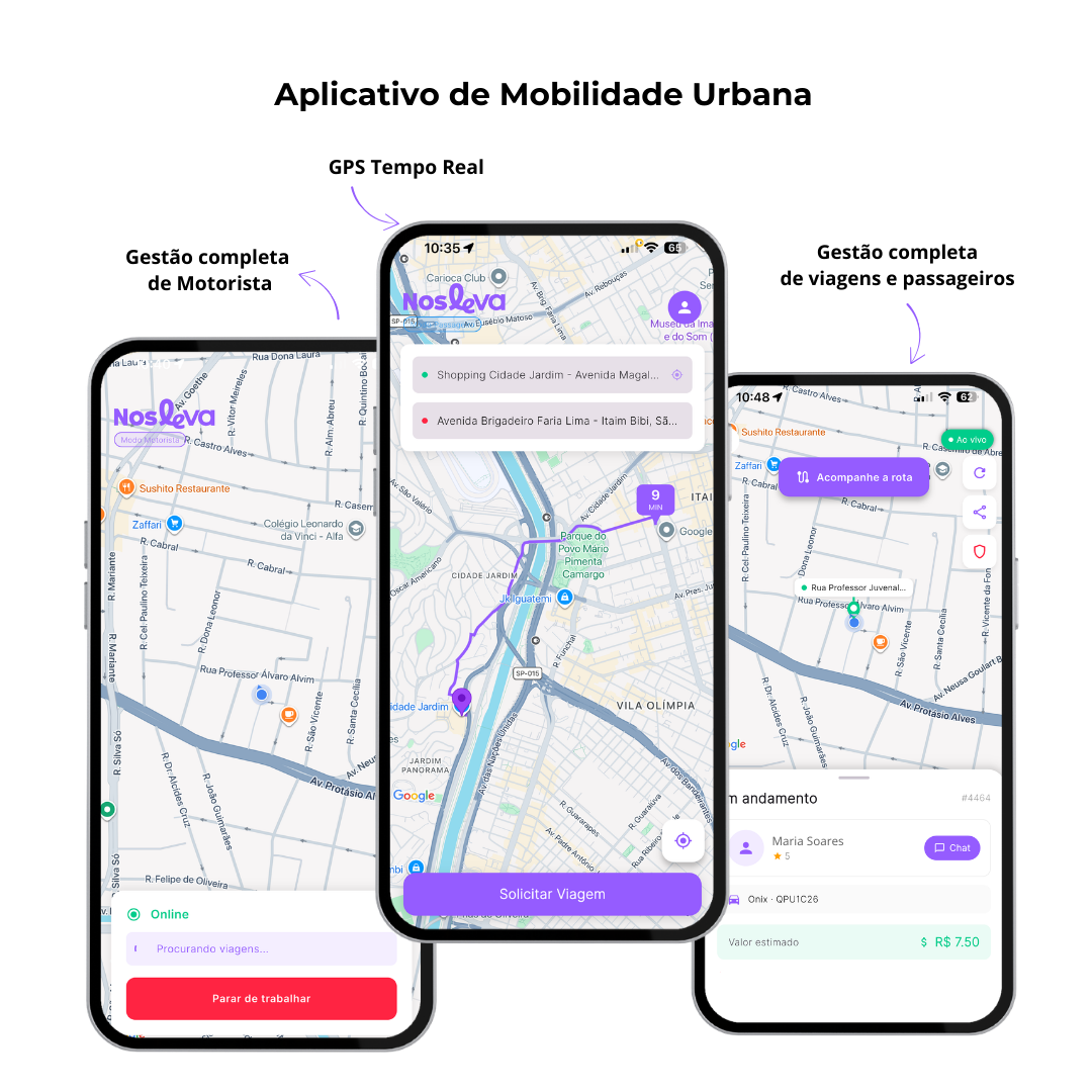 Desnevolvimento de Aplicativo de Mobilidade Urbana